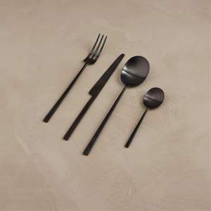 Vente en gros de couverts portugais écologiques avec fourchette et cuillère, couverts en acier inoxydable 306 argentés, couverts pour fêtes de mariage - Product Image 5