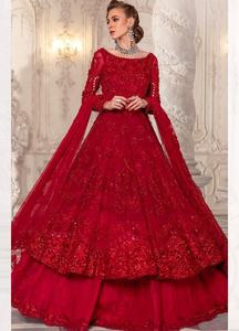 Salwar Kameez – costume de luxe brodé en filet épais, robe de créateur indien, robe de mariage, Collection, vente, 2022 - Product Image 4