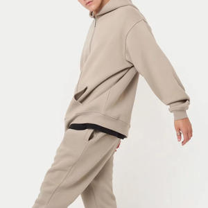 สำหรับทุกเพศเสื้อมีฮู้ดผ้าขนแกะ350 GSM ทรงสลิมฟิตผ้าคอตตอนปักดีไซน์ตามสั่งสำหรับเสื้อผ้าฤดูหนาวของผู้ชายขายส่ง - Product Image 3