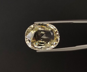 Saphir jaune naturel de qualité supérieure sans chaleur coupe ovale 20.40 carat taille de bague septembre pierre de naissance pour bague et astrologie - Product Image 3