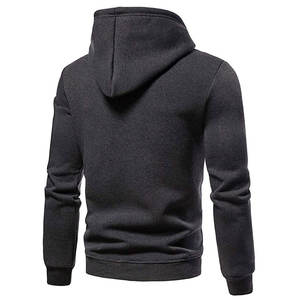 Ensemble de Sportswear Homme 100% Coton Haute Qualité – Veste Décontractée Entièrement Zippée, Pantalon à Cordon, Col à Capuche, Motif Uni, Respirant - Product Image 3