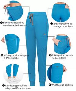 Uniformes de professionnels de la santé de gommage médical uniforme d'infirmière spécial d'infirmière clinique pour les femmes vêtements de travail d'hôpital de laboratoire de pharmacie - Product Image 2