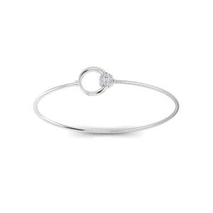 Lab Grown Diamond <b>Flower</b> Shape 925 Sterling Silver Gold Plated <b>Bracelet</b> Romantic Style Fine Jewelry for Women Wedding Party - Product Image 3