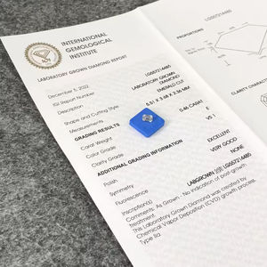Certificado IGI Esmeralda 0.46ct E Color VS1 Diamante CVD suelto Diamante cultivado en laboratorio - Product Image 4