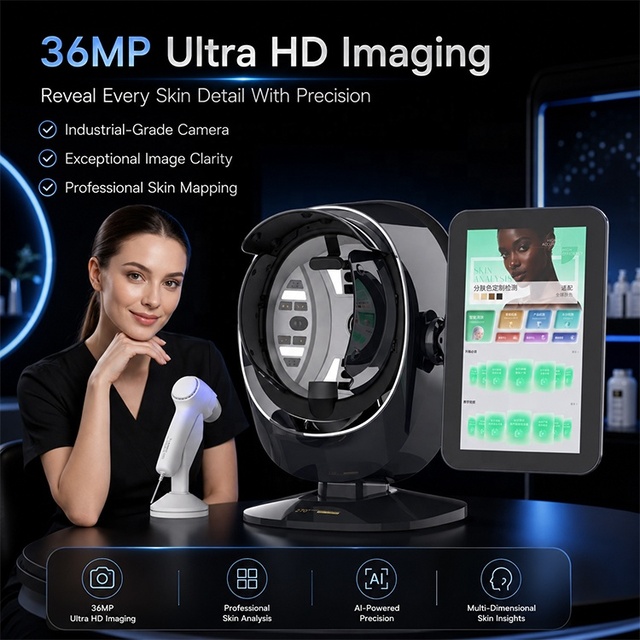 AI-Powered Skin Analysis Platform 36MP Imaging System with 8 Spectrum Multi-Layer Skin Diagnostic and Cloud Data Management