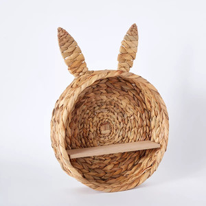 Estante colgante de pared de jacinto de agua hecho a mano natural de alta calidad superventas para decoración del hogar, estante para niños al por mayor - Product Image 6