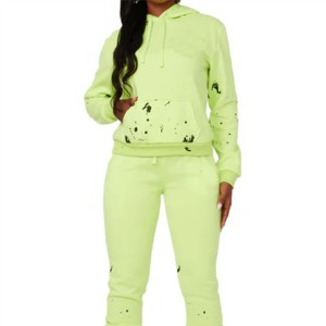 Survêtement empilé respirant pour femmes-Tissu confortable parfait pour les vêtements décontractés et les entraînements - Product Image 6