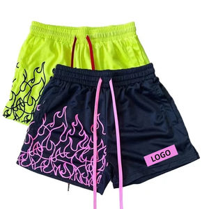 Dernier modèle de short de basket-ball respirant avec logo personnalisé pour hommes, short de sport en maille de fitness à séchage rapide pour hommes, taille USA, vente en gros - Product Image 1