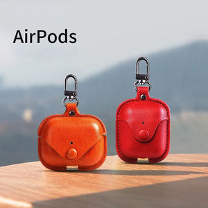 Estuche de Carga Inalámbrico de Cuero PU con Logotipo Personalizado para Auriculares Airpods Pro 3 - Product Image 2
