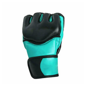 Gants d'entraînement MMA ergonomiques Sangle de poignet réglable en cuir PU antidérapant Rembourrage supplémentaire pour une utilisation unisexe Kick Boxing Arts martiaux - Product Image 2