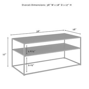 Mesa de Centro Rectangular de Metal Negro Ecológica de Primera Calidad, 2 Niveles, Muebles Modernos Minimalistas para el Hogar, Sala de Estar, Dormitorio - Product Image 6