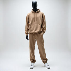 Chándales bordados para correr con estampado de soplo de entrenamiento hechos a medida para hombres, sudaderas y sudaderas con capucha ajustadas de algodón 100% para hombres - Product Image 4