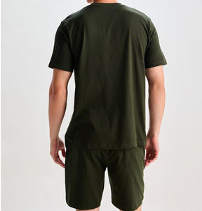 Ensemble de sport deux pièces décontracté pour homme, t-shirt à manches courtes et short, été - Product Image 4