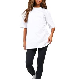 Camisetas Personalizadas para Mujer, Corte Holgado, Fabricante OEM, Camiseta de Algodón de Manga Corta, Estilo Casual, Disponible en Pedidos al por Mayor 2026 - Product Image 2