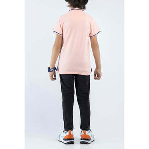 <b>Boys</b> Contrast Tipping <b>Polo</b> <b>Shirts</b> New Design Trendy Kids <b>T</b>-Chest Clothing - Product Image 1
