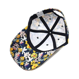 OEM 6 Panel All-Print Curved Brim Cotton Fabric Baseball Cap High Quality Custom Embroidery LOGO Manufacturer In Viet Nam - Product Image 4