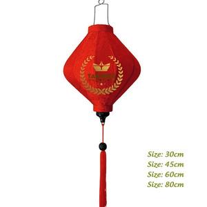Lanterne en soie de bambou au design uni fait à la main pour le nouvel an chinois et la décoration de vacances du Têt vietnamien avec couleur personnalisée - Product Image 3