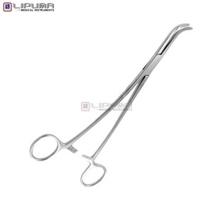 Abrazadera de conducto de agallas gris de 22,0 cm de alta calidad S 1x2 dientes abrazadera quirúrgica Manual duradera agarre seguro para instrumentos médicos MEOL - Product Image 2