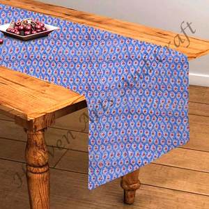 Hecho a mano 13x72 pulgadas Multicolor impreso bloque de mano impreso camino de mesa para eventos de boda decoración del hogar uso al aire libre - Product Image 2