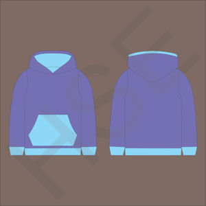 Sweat-shirt à capuche personnalisé, couleur noire, avec poche avant - Product Image 4