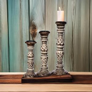 High Demanded Creative <b>Candlesticks</b> for Home Table Decoration <b>Wooden</b> Candle Holder for Christmas Decoration - Product Image 6