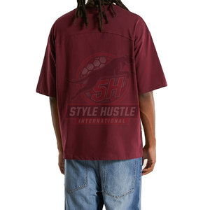 Camiseta de Corte Cuadrado en Color Sólido, Tejido Suave, Fabricada en Fábrica, Duradera, Fácil de Usar, Camiseta en Línea - Product Image 2