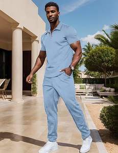 Ensemble de survêtement unisexe pour hommes et femmes, en polyester à séchage rapide, prix d'usine - Product Image 4