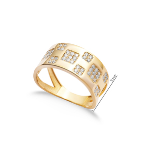 การออกแบบที่โอชะหิน CZ แหวนวงตุรกีทําด้วยมือขายส่งเครื่องประดับเงินแท้ 925 - Product Image 2