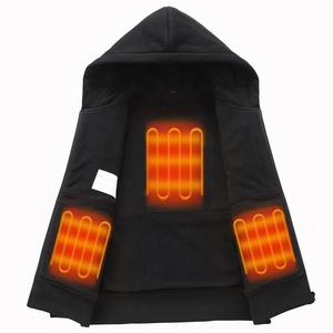 Sudadera con Capucha Térmica para Adolescentes, Talla Grande, Primavera, Talla Estadounidense 5V, para Niños y Niñas, Chaqueta Eléctrica Cálida con Carga, Manga Larga, Estampada - Product Image 4