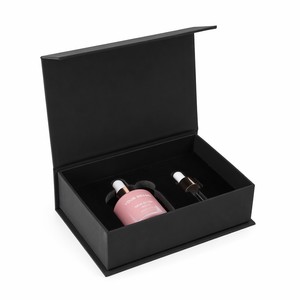 50ml 30ml logo graphique personnalisé rose Pull Out cosmétique sérum compte-gouttes bouteille <span class=keywords><strong>en</strong></span> verre emballage cadeau boîtes <span class=keywords><strong>en</strong></span> papier avec découpe <span class=keywords><strong>en</strong></span> mousse - Product Image 1