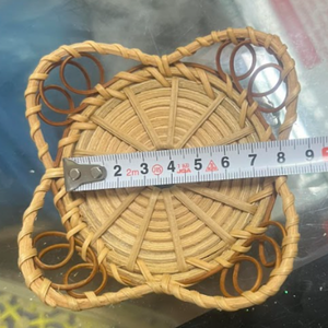 Premium Wicker Coaster Set \ Fine Detailed Craft | Heat Resistant | Custom Sizes | OEM Manufacturer - Product Image 3