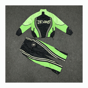 Conjunto Deportivo Informal de Dos Piezas para Hombre, Chaqueta Cortavientos Transpirable y Ligera, Pantalones Deportivos para Correr, Entrenamiento y Actividades Deportivas - Product Image 3