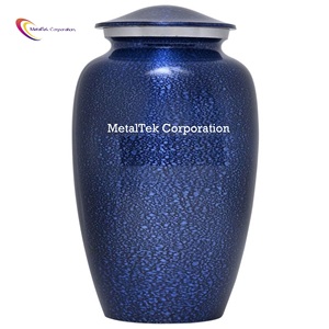 Urnas de Cremación Clásicas para Adultos con Pintura Azul Texturizada, Recuerdo para Cenizas, Estilo Adulto, Fabricante Mayorista, Colores Personalizados, Urna Funeraria - Product Image 5