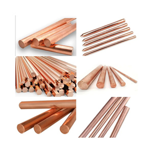 Alta calidad 99.9% cobre rojo duro puro C11000 C101 Dia 2-90mm varilla redonda duro 99.9% cobre puro Barra de cobre rojo - Product Image 2