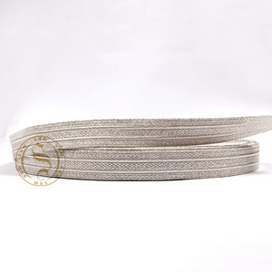 Trenza de galón de piloto, trenza de plata, trenza de encaje de infantería, encaje francés elegante para uniformes y vestidos ceremoniales al por mayor - Product Image 3
