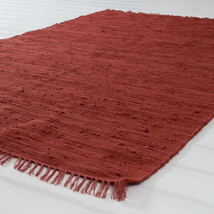 Haute qualité tissé coton Chindi chiffon tapis main laine décorative pour la maison salon utilisation extérieure lavable ourlet décoratif - Product Image 4