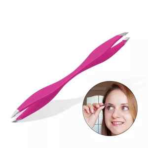 Pinzas para cejas de doble cara de MOQ bajo Estilo de cejas ergonómico e innovador para mujeres modernas de doble cara - Product Image 6