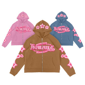 Custom Logo Graphic Luxury Heavyweight Streetwear Customized 100% Cotton <b>Men</b> <b>Clothing</b> <b>Thermal</b> Hoodies - Product Image 1