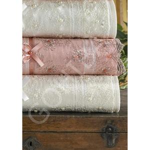 Asciugamano in cotone 100% con perline Guipure - Product Image 4