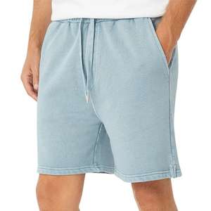 Wholesale <b>Men's</b> Cotton Sports Fleece Shorts Custom Logo Summer <b>Jogger</b> Gym Casual Knee Length Breathable Embroidered <b>Cargo</b> - Product Image 4