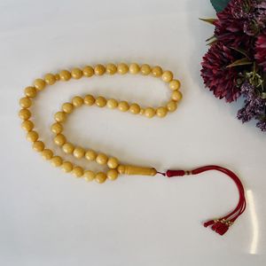 Perles de prière authentiques en ambre Butterscotch, chapelet fait main, 33 perles - Product Image 5
