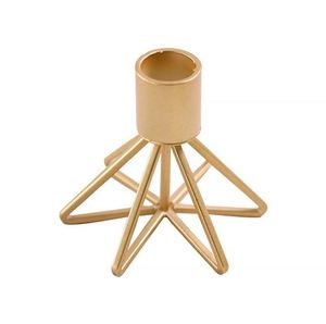 <b>Candlestick</b> Head Christmas Candle <b>Holder</b> <b>Gold</b> Indoor and Outdoor Christmas Decoration Parties New Year Decor Made in India 2024 - Product Image 1