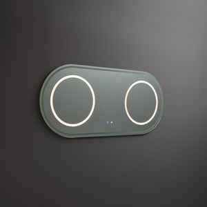 LED Lighting 180x80 <b>Oval</b> <b>Bathroom</b> <b>Mirror</b> - Product Image 1
