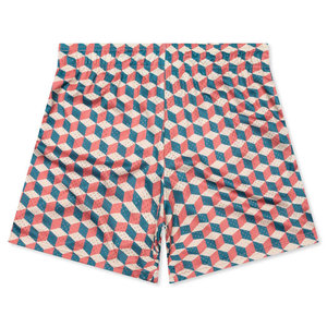 2026 New Arrival Wholesale Men's 100% Polyester Double <b>Layer</b> Mesh Breathable Quick-Dry Eco-Friendly Heat-Transfer Printed Shorts - Product Image 1