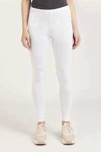 Meilleur prix Leggings de gymnastique pour femmes avec logo personnalisé pleine longueur 100% coton tissu respirant Offre Spéciale décontracté pour l'hiver fabriqué au Pakistan - Product Image 2