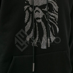 Conjunto Deportivo de Invierno 2025 para Hombre, con Pedrería, Mangas Largas, Capucha, 100% Algodón, Corte Regular, Alta Calidad, Uso Casual - Product Image 6