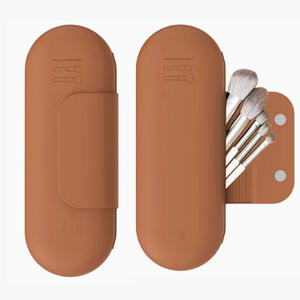 Bolsa de Cosméticos de Silicona de Alta Gama, Magnética y Portátil, para Herramientas de Belleza, Lápiz de Cejas, Lápiz Labial y Brochas de Maquillaje - Product Image 6