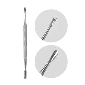 Top Quality Polish <b>Remover</b> Cuticle Pusher <b>Tool</b> Double Sided Premium Quality Finger Callus Trimmer Dead Skin Fork <b>Nail</b> Pusher - Product Image 1