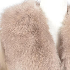 Chaqueta recortada de cuero de piel para Otoño e Invierno 2023, abrigo de cuero corto grueso y cálido de manga larga para mujer - Product Image 6