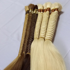 Extensiones de Cabello Humano Virgen Remy Indio, Tejido Doble, Rizado Rubio 613, Cutícula Alineada, de Fábrica, al por Mayor - Product Image 3